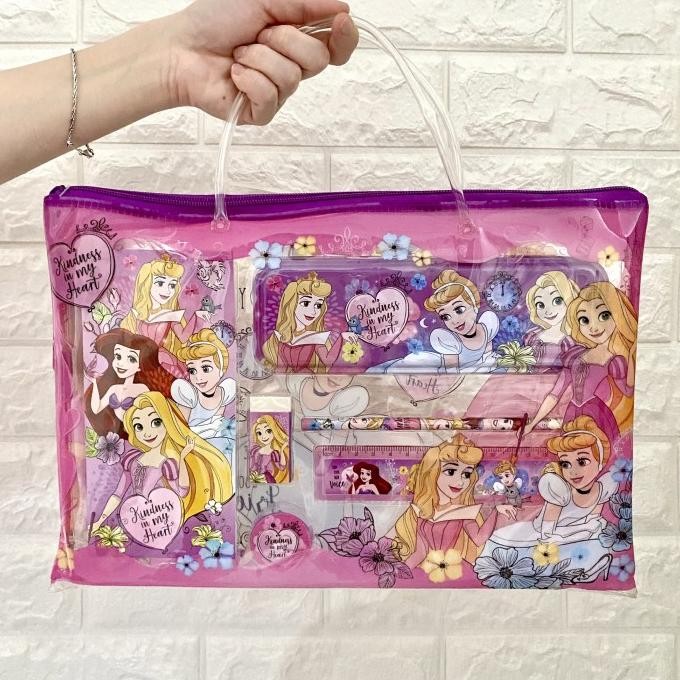 

Stationery Set w Bag Disney Princess Original