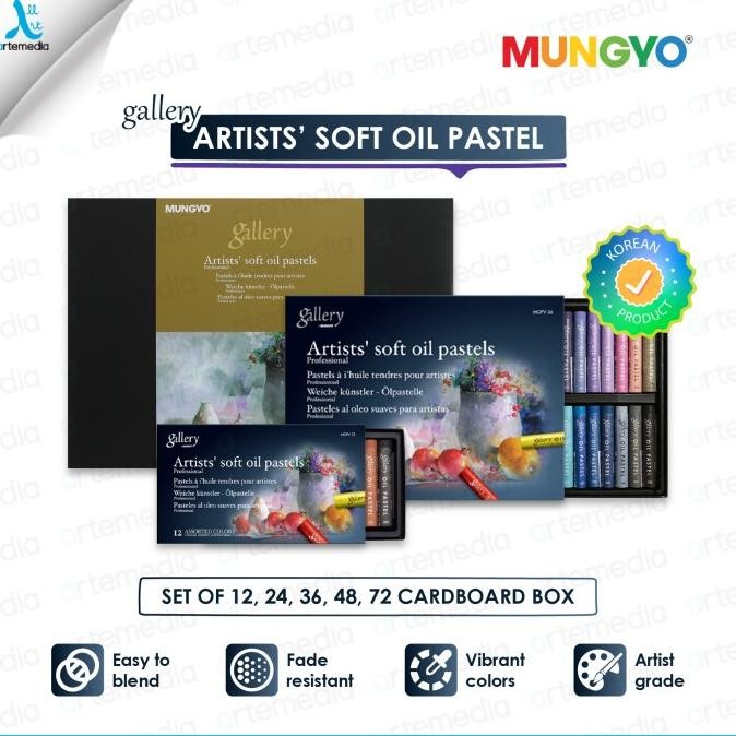 

Mungyo Gallery Artists Soft Oil Pastel Set Crayon Krayon Minyak