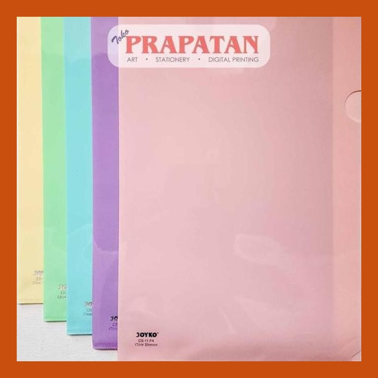 

[ PERALATAN LUKIS / GAMBAR ] JOYKO PASTEL MAP L FOLDER CS-11-F4 | CLEAR SLEEVES HOLDER GOOD QUALITY