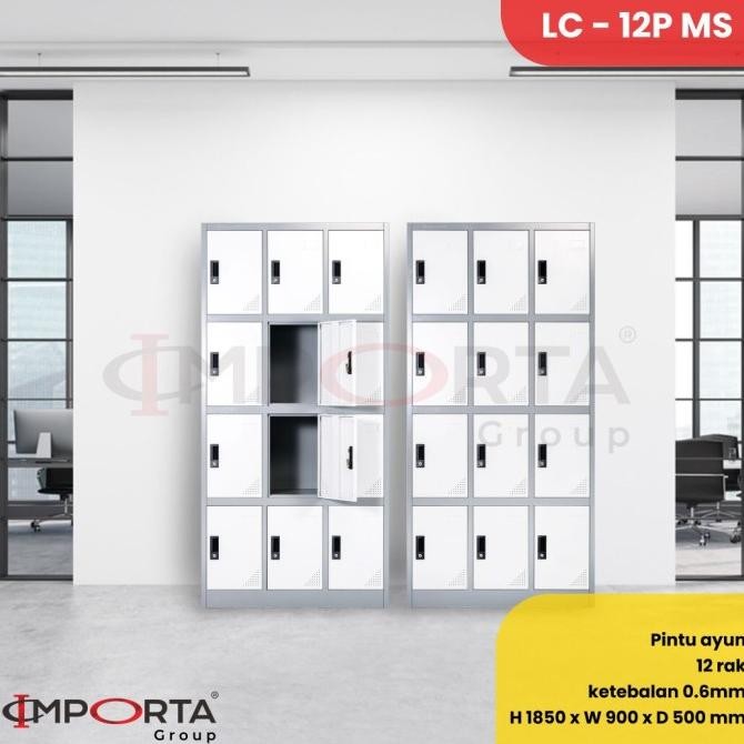 TERLARIS - locker besi 12 pintu premium