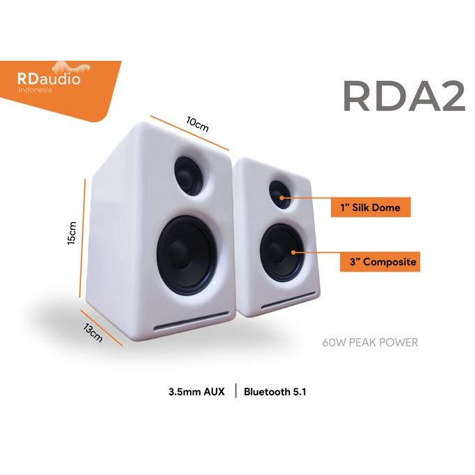 BEBAS ONGKIR - Speaker Monitor DIY Bookshelf Speaker looklike Audioengine a2+