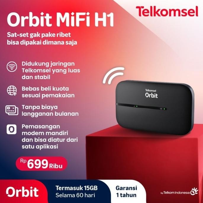 TERBARU - MIFI MODEM WIFI HUAWEI E5577 MAX 4G LTE UNLOCK FREE TELKOMSEL 14GB