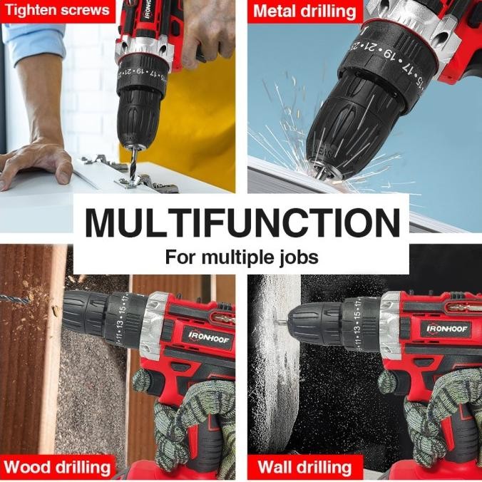 Paket Mata Bor Set 27Pc Mesin Bor Baterai Cordless Drill Makita Original Dan Terpercaya