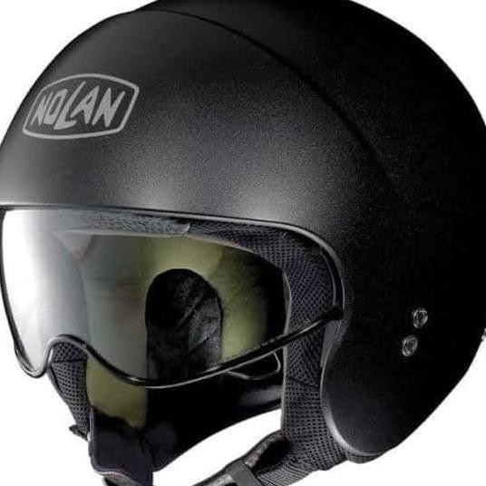 BRG BARU Helm Retro Klasik Nolan N21 Special 069 Graphite Black Made in Italy