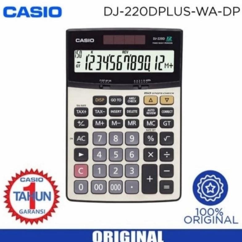

SD83 Kalkulator Casio DJ-220D Plus Check & Correct Calculator DJ220D Plus Viral