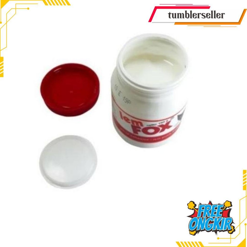 

(Skr) Lem Fox Putih Pvac 150 Gr Gram Untuk Tembok Kertas Kayu Karet 150Gr Bisa Cod