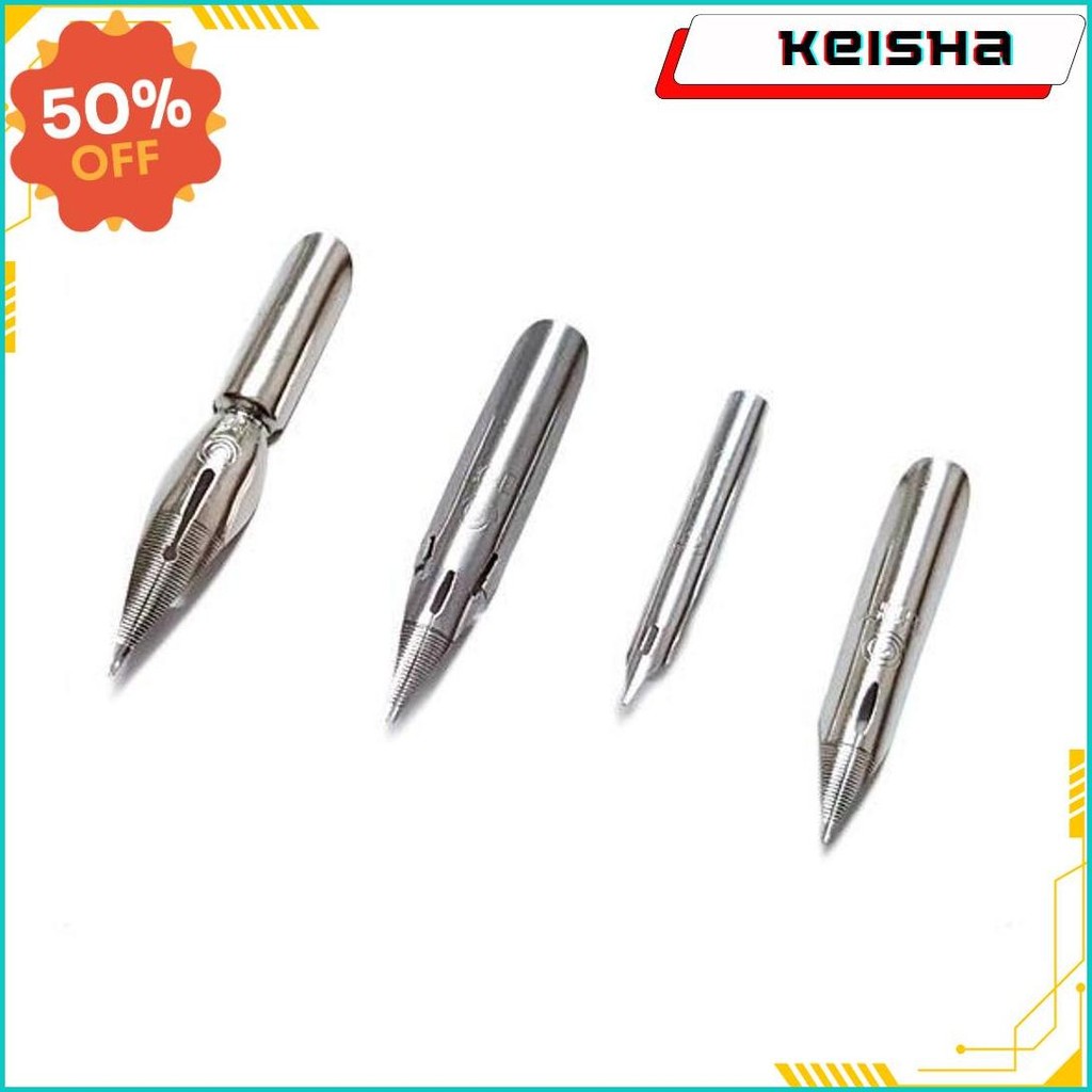 

Manga Comic Pen Nibs Set 4 (G-Pen, Maru-Pen, Saji-Pen, School-Pen) Original Produk