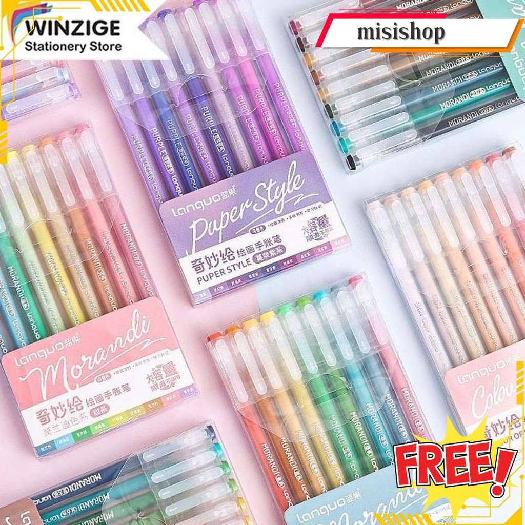 

Surabaya Winzige Set 9Pcs Pulpen Warna Warni 0.5Mm Pena Pulpen Aesthetic Morandi Journal Marker Gel Pen Termurah Banget
