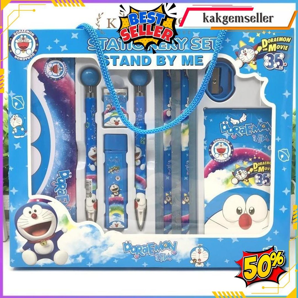 

Paket Alat Tulis 10 In1 / Alat Tulis Set Karakter / Stationery Set Lucu Hadiah Cod
