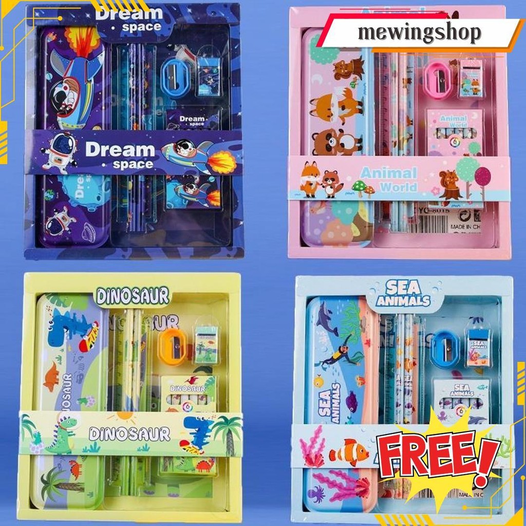 

Stationery Set Krackter Disney Yoyo Sanrio Kuromi 8015 Bisa Cod