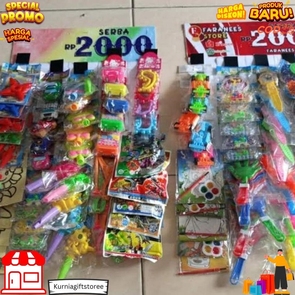 Mainan Anak Eceran 2.000An / Mainan Anak 2.000. Grosir Mainan Anak 2000An Paket Usaha Murah Mainan A