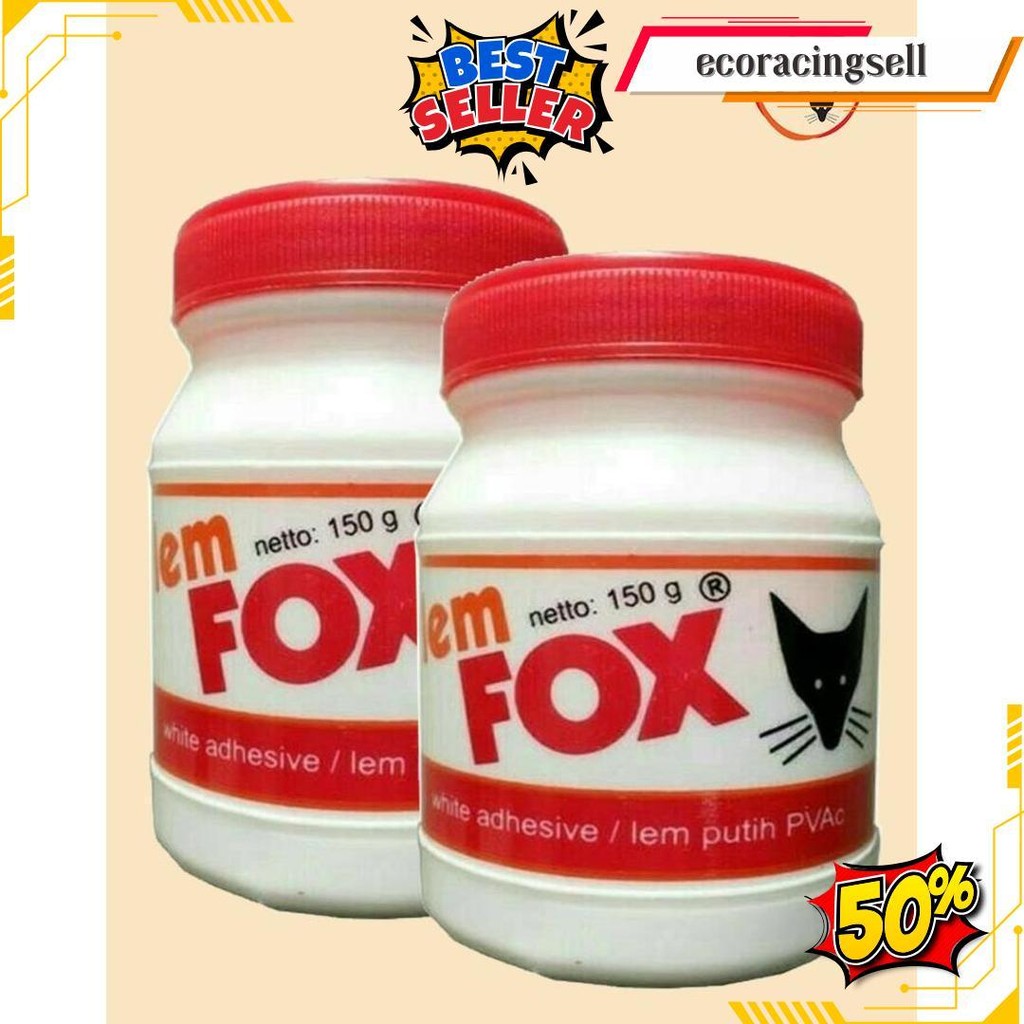 

Lem Fox Putih Kecil Pvac 150 Gram Siap Kirim