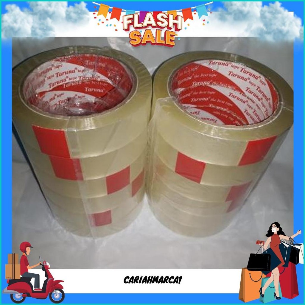 

Slop Isi 6 - Isolasi 1 Inch X 90 Yard / Solatip / Lakban 24Mm Cod