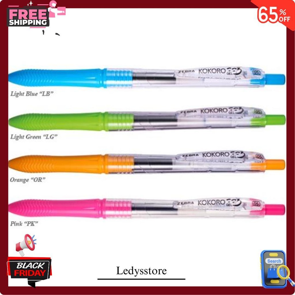 

Bolpen Kokoro Zebra Sweet Gel /Pulpen Pen Hitam 0.5 Mm Black Berkualitas Termurah Banget
