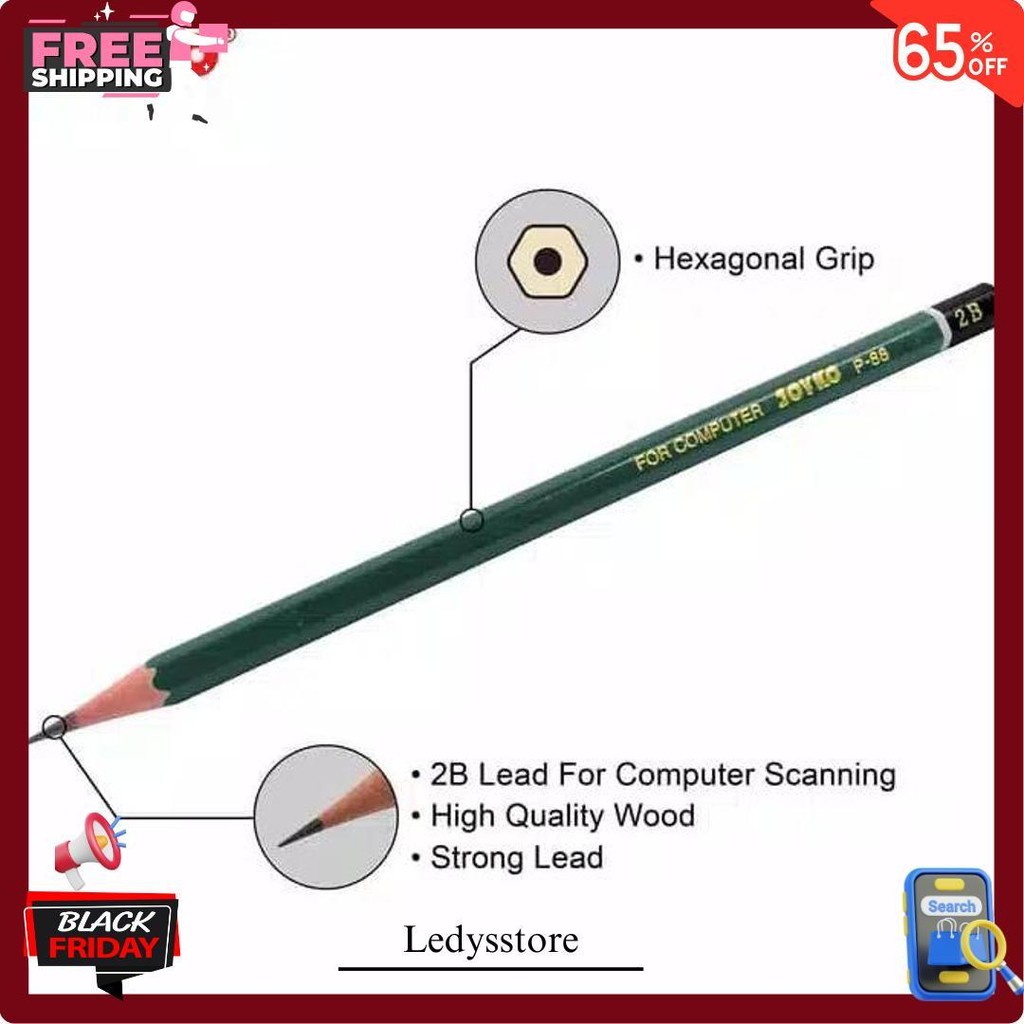 

Pensil 2B Joyko P-88 (1 Lusin) Gratis Ongkir