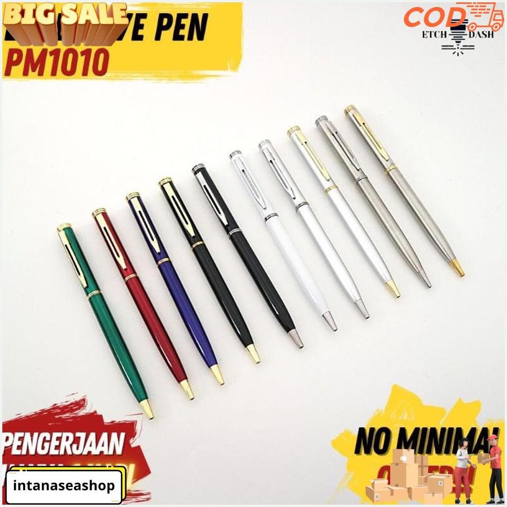 

Pulpen Promosi | Pulpen Custom | Pulpen Paku Medium - Exclusive Pen Pm1010 Termurah Banget
