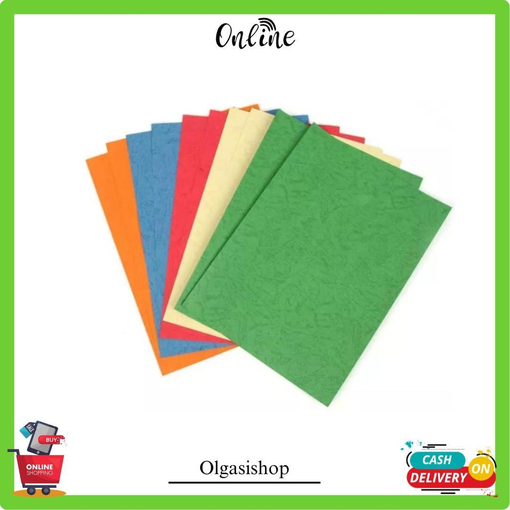 

Kertas Bufalo Jilid Warna Ukuran Folio F4 ( 100 Lembar) Atk Cod