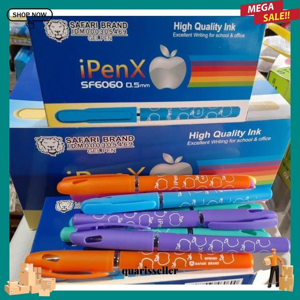 

Pulpen Apple Yoeker / Ipenx Gel Pen 0.5Mm 1Pak (12Pcs) Siap Kirim