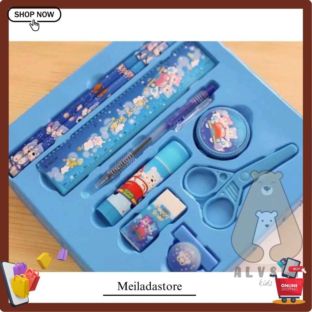 

Alat Tulis Pensil Set Anak 10 In 1 Karakter Lucu Stationery Souvenir / Alat Tulis Sekolah Siap Kirim