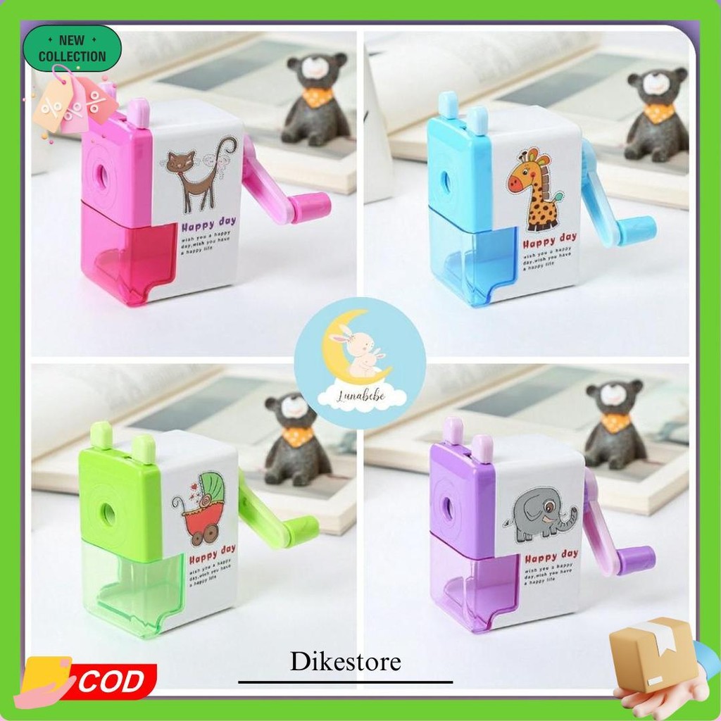 

Rautan Meja Fancy Orotan Pensil Putar Desain Lucu 4 Warna Bisa Cod