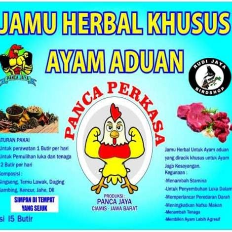 Im31 PANCA PERKASA 1 RENTENG 10 SACHET PANCA JAYA JAMU HERBAL SUPLEMEN VITAMIN DOPING KHUSUS AYAM AD