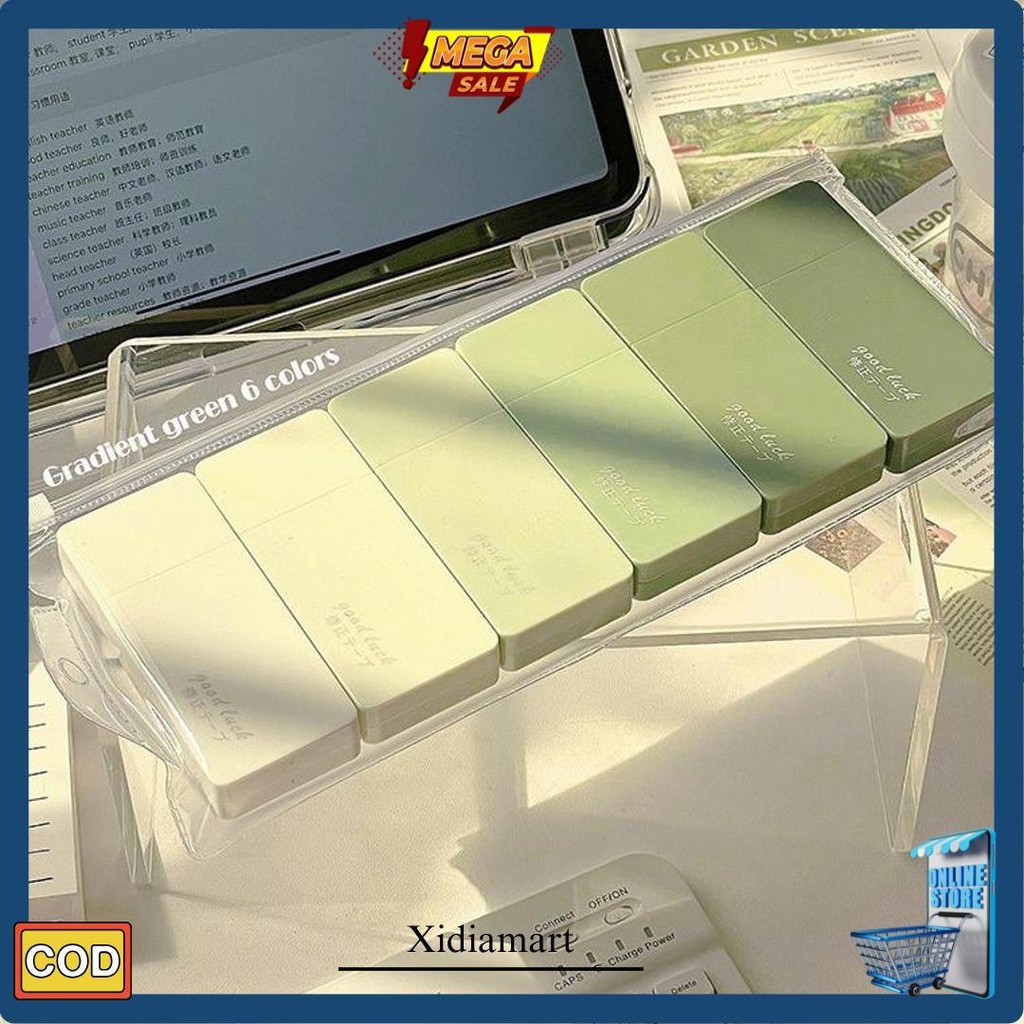 

Winzige 6Pcs Tip-Ex Kertas Setlucu Pita Koreksi Correction Tape Morandi Aesthetic Stationery Alat Tulis Pink School Stuff Perintilan Sekolah Lucu Gratis Ongkir