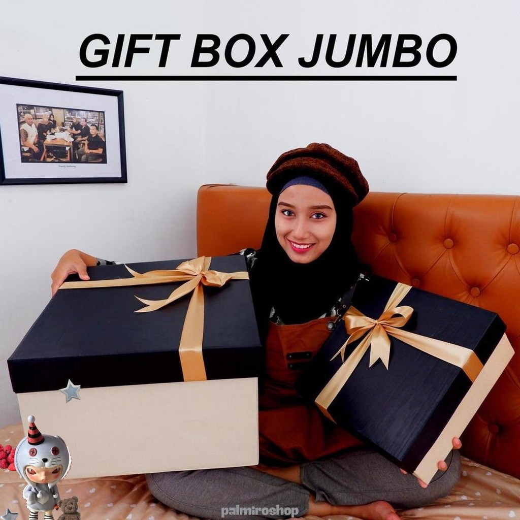

Kotak Kado Berpita Jumbo / Bungkus Hamper / Packaging Hadiah / Hampers Box / Unik Goni Aestetic Sale