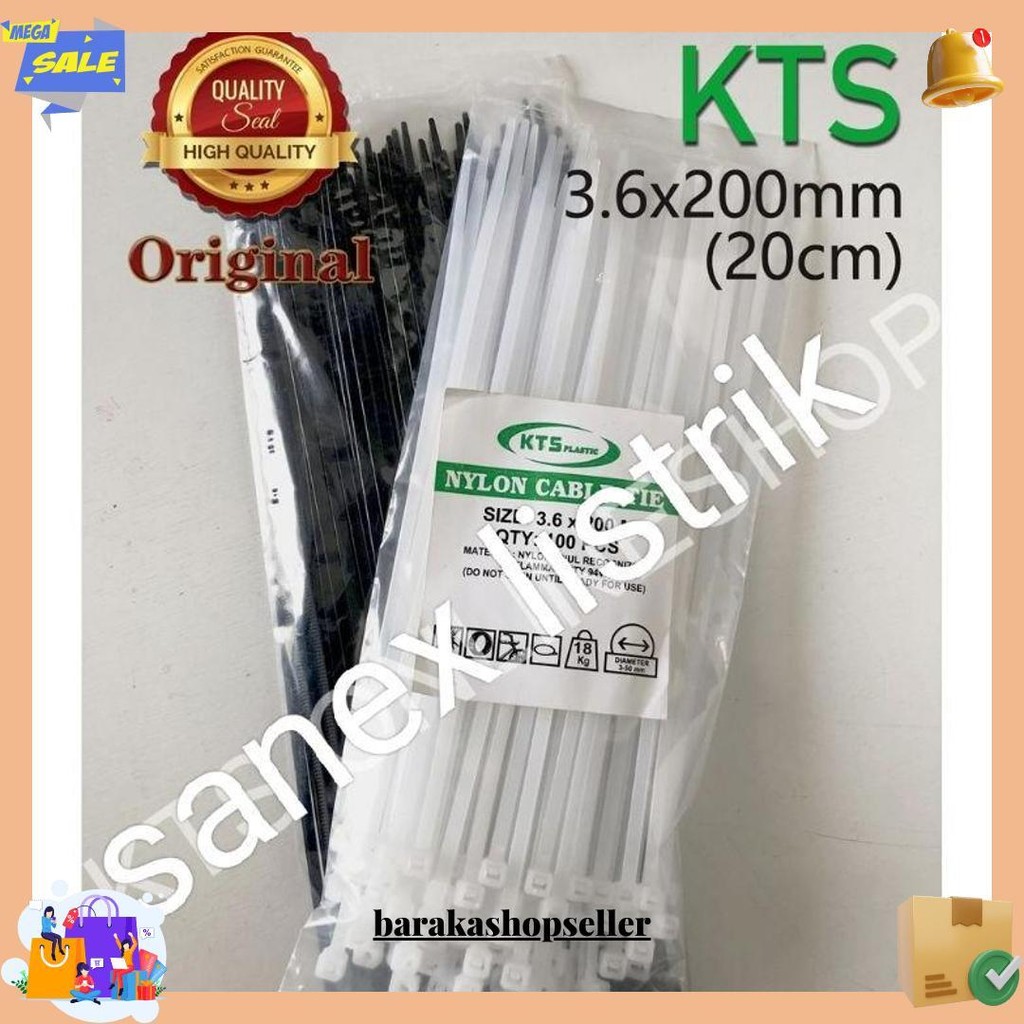 

Kabel Ties Kts Powell 1.9X100M 2.5X100Mm 2.5X150Mm 2.5X200Mm Hitam Dan Putih 1 Pack Isi 100Pcs Bisa Cod