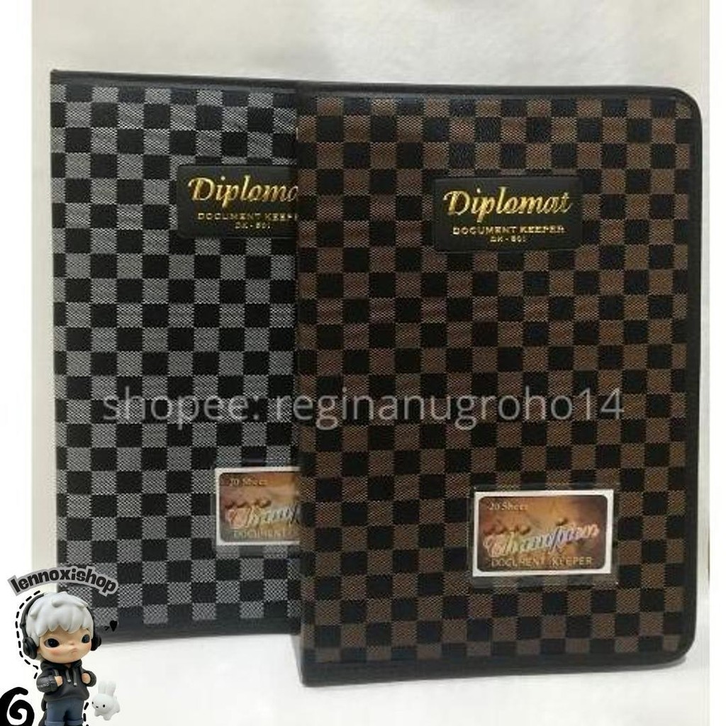 

Dokumen Keeper F4 Diplomat Resleting / Map Ijasah / Map Kertas / Document Organizer Sale