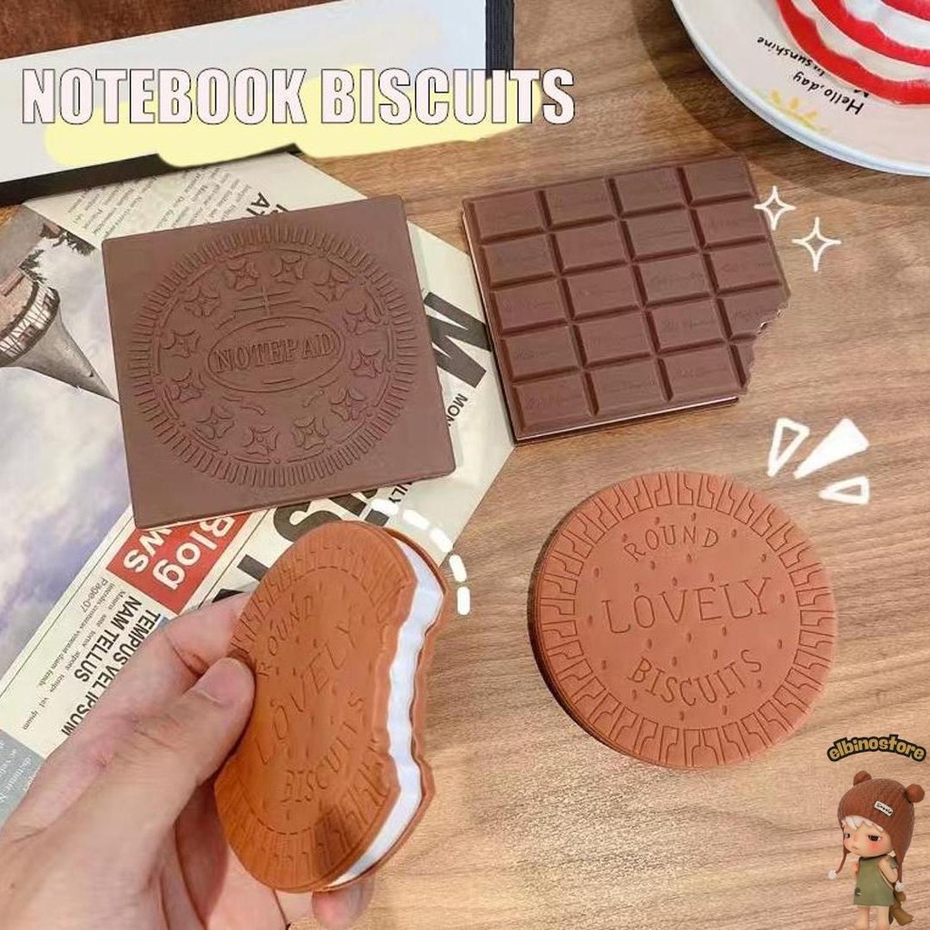

Notebook Mini Motif Lucu Biskuit Cokelat Isi 80 Lembar Buku Catatan Promo