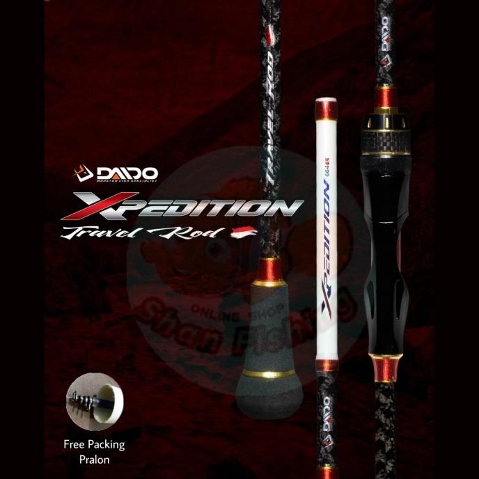 Joran Spinning DaidoXpeditionTravel Rod 664