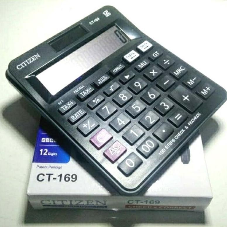 

VD08 KALKULATOR MEJA CITIZEN CT 169 - Check & Correct Calculator CT169 Termurah