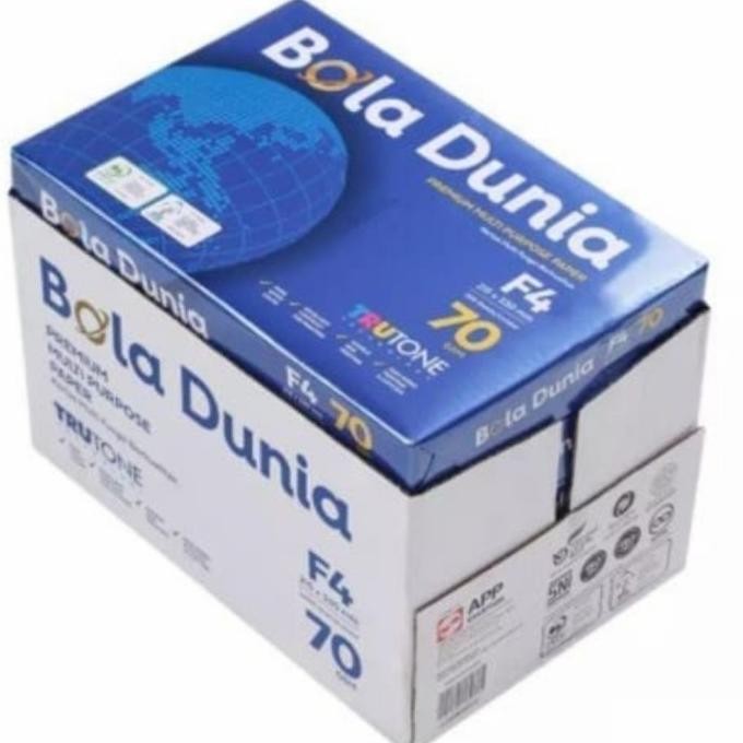 

kertas HVS ukuran 215330 mm f4(folio)70 gsm 1 dus isi 5 rim