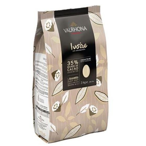

TERMURAH - Valrhona Ivoire 35% white chocolate 250 gram