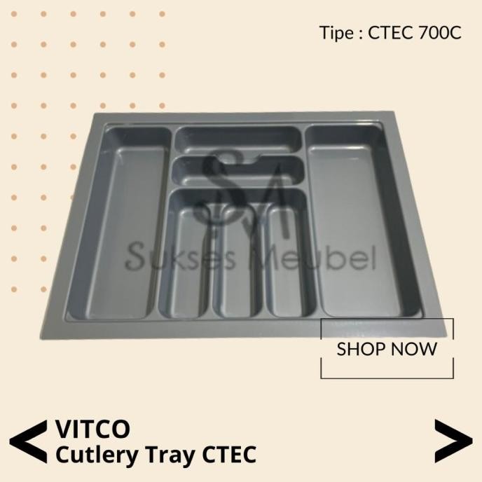 TERMURAH VC-CTEC 700C VITCO / CUTLERY TRAY CTEC / RAK SENDOK LACI VITCO