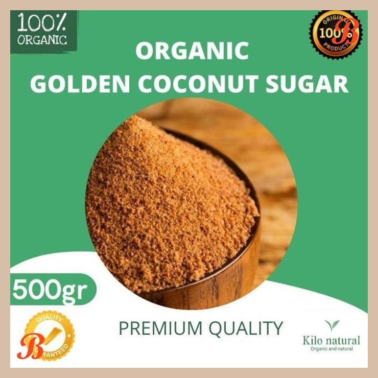 

| RMP | ORGANIC GOLDEN COCONUT SUGAR 500GR / GULA KELAPA ORGANIK GOLDEN 500GR