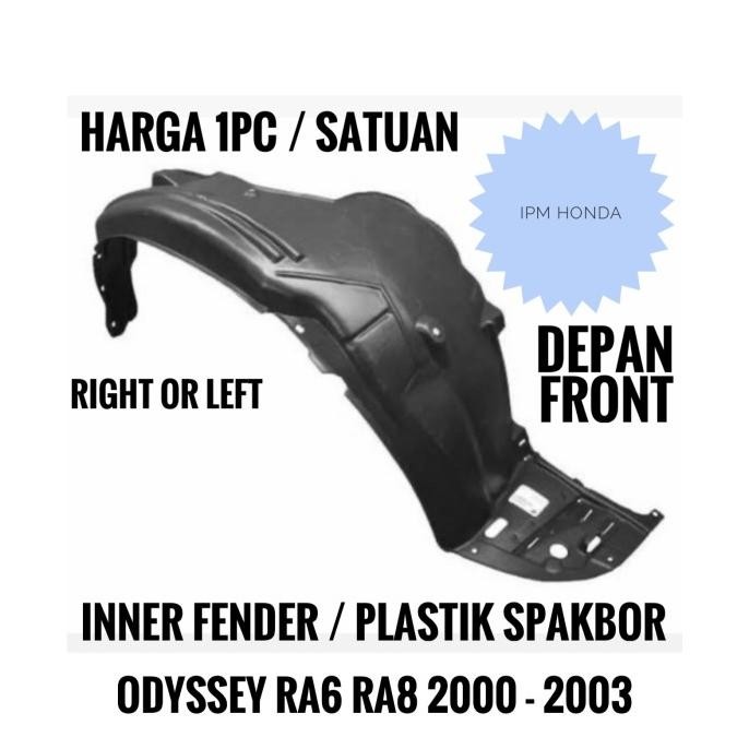 Inner fender Plastik Spakbor Odyssey RA6 RA8 2000 2001 2002 2003