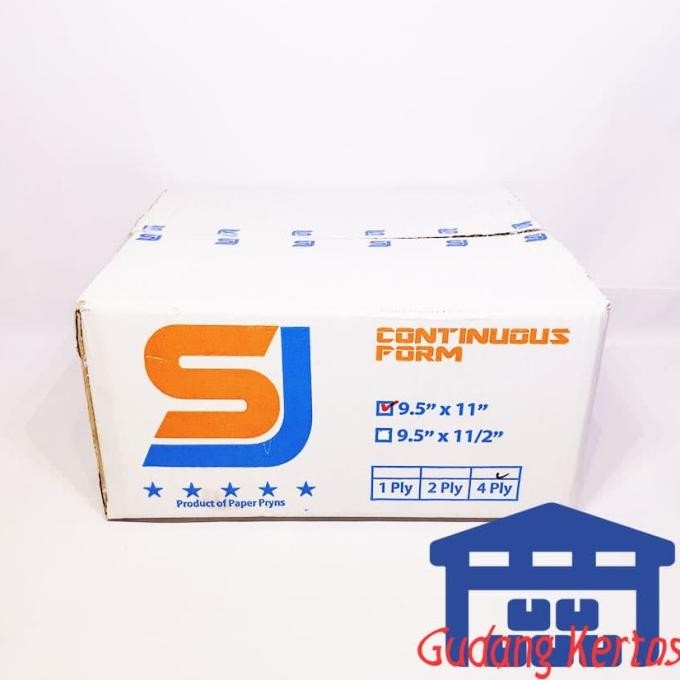 

TERLARIS - CONTINUOUS FORM 9.5 X 11 4PLY SJ STANDAR