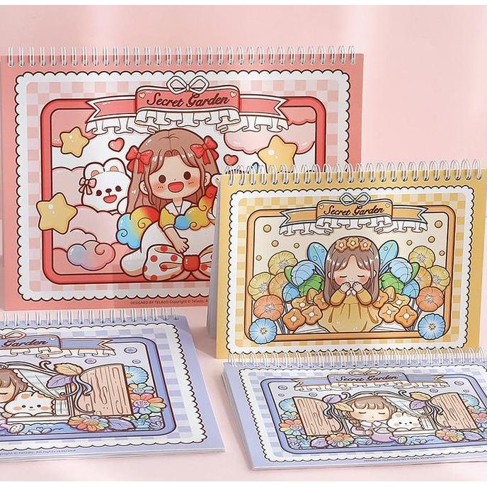 

Diskon!! Buku Polos Buat Tempel Stiker Edisi Secret Garden Girl 20 Halaman Tld99 Kertas Paper Stationery