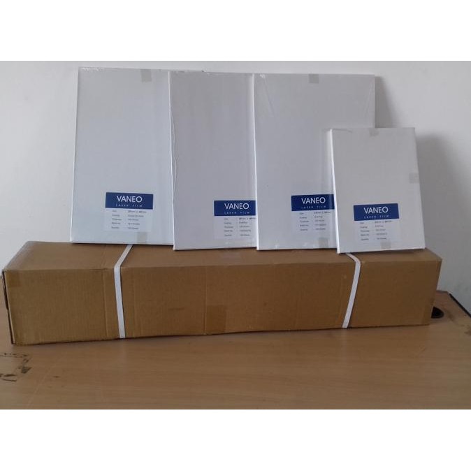 

TERMURAH - Vaneo Laser film Type Crystal, Plastik mylar Ukuran A4