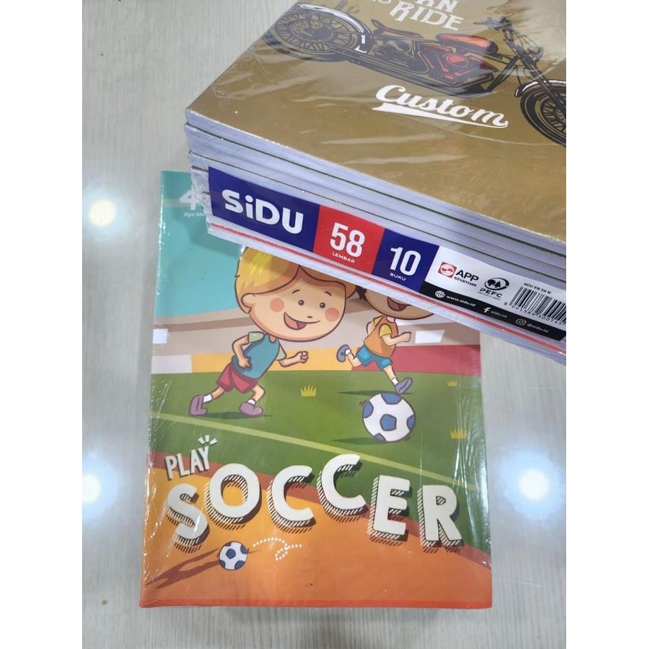 

Diskon!! Buku Tulis Sinar Dunia Sidu Kiky Isi 58 Lembar Kwarto Bergaris