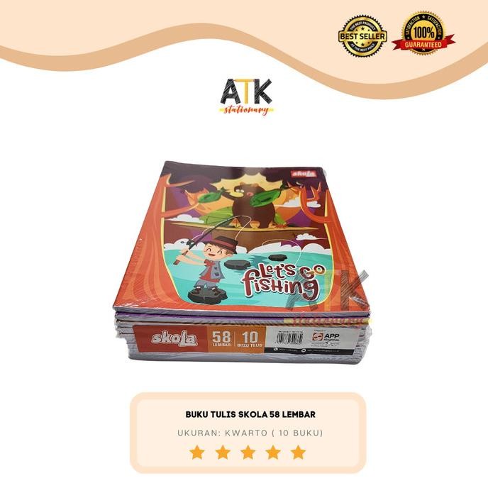 

Diskon!! Buku Tulis Skola 58 Lembar Atk
