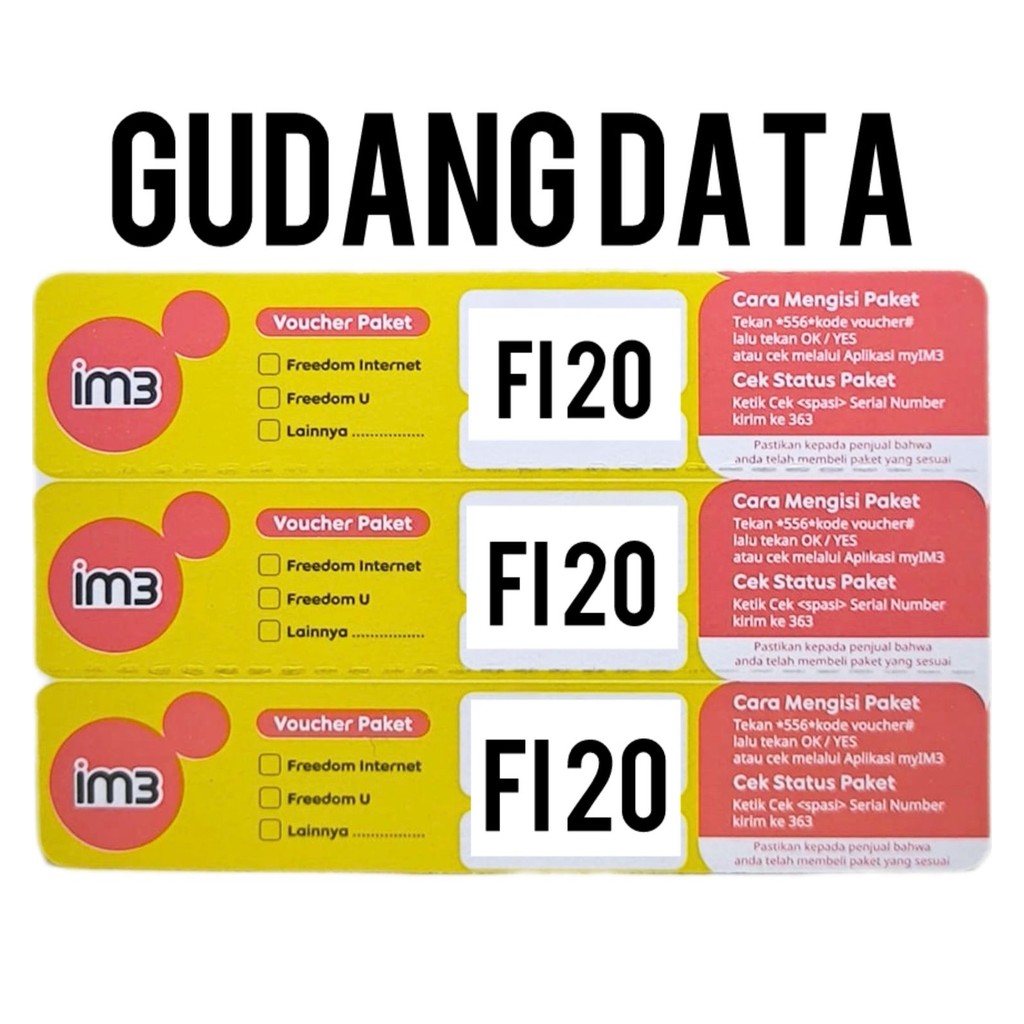 Voucher Indosat Freedom Internet 20GB