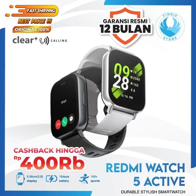 NEW Xiaomi Mi Redmi Watch 5 Active / 3 Active Smartwatch Bluetooth Call 5ATM