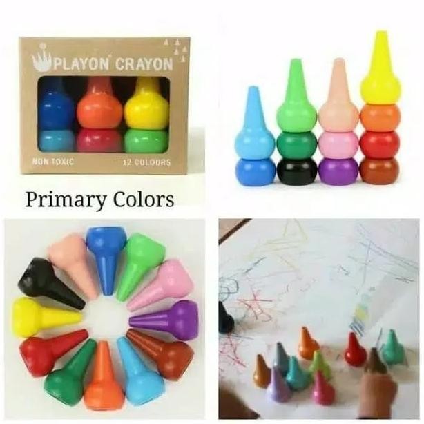 

TERMURAH - Playon play on Crayon baby crayon anak non toxic