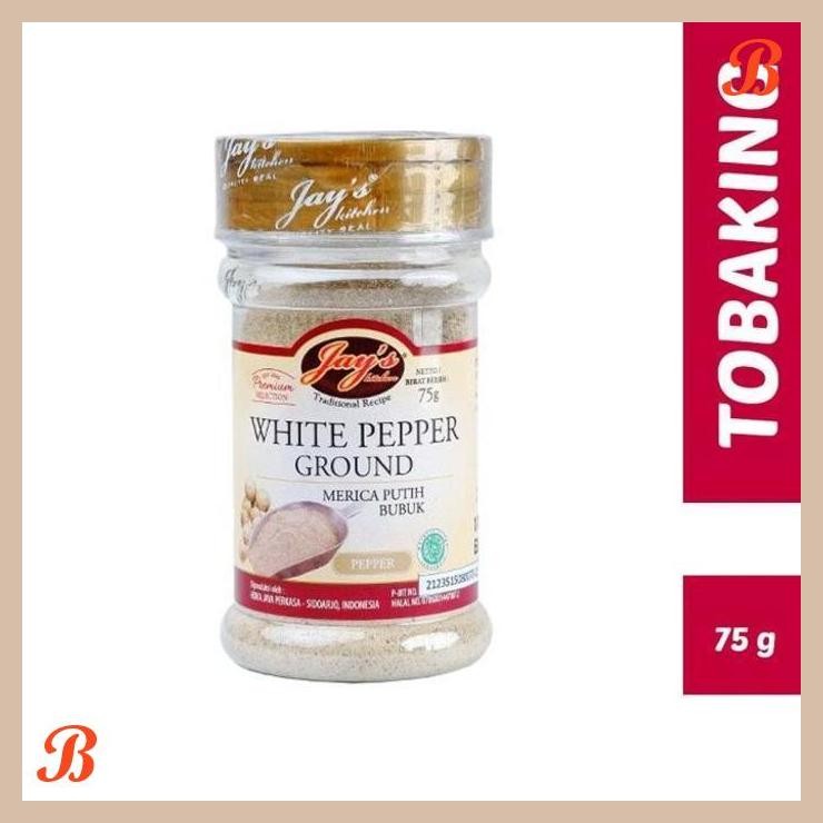 

| RMP | JAY'S WHITE PEPPER GROUND 75GR / MERICA BUBUK JAYS