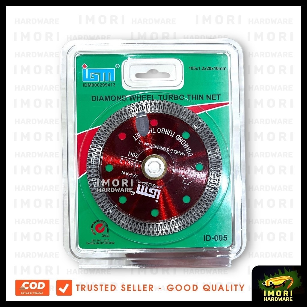 IGM Diamond wheel turbo 4 inch mata potong keramik granit im