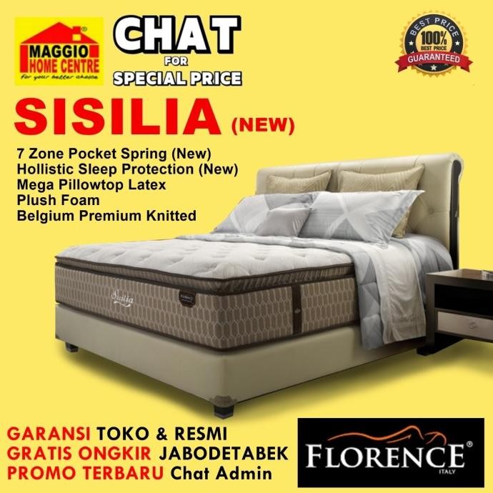 Grosir Kasur Latex Florence Sisilia - Florence Springbed