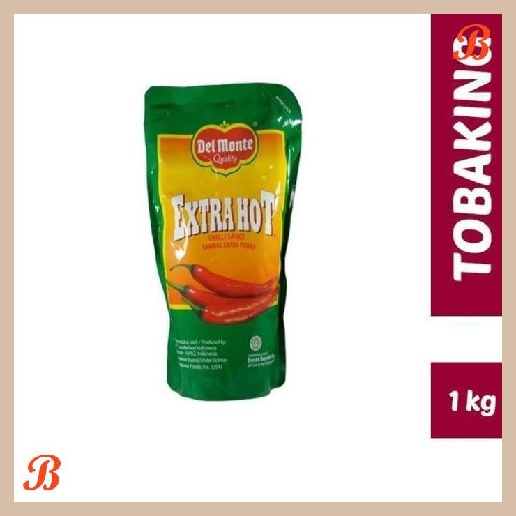 

| RMP | DELMONTE SAUS SAMBAL EXTRA HOT CHILLI POUCH 1000 GR DEL MONTE EXTRA HOT CHILI