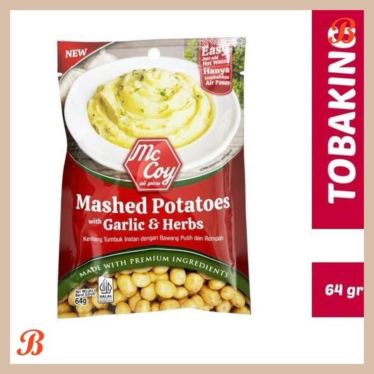 

| RMP | MC COY MASHED POTATOES GARLIC HERBS 64 GR KENTANG TUMBUK INSTAN
